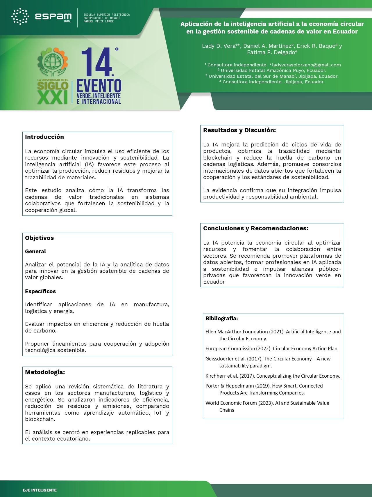Foto Aplicación de la inteligencia artificial a la economía circular en la gestión sostenible de cadenas de valor en Ecuador