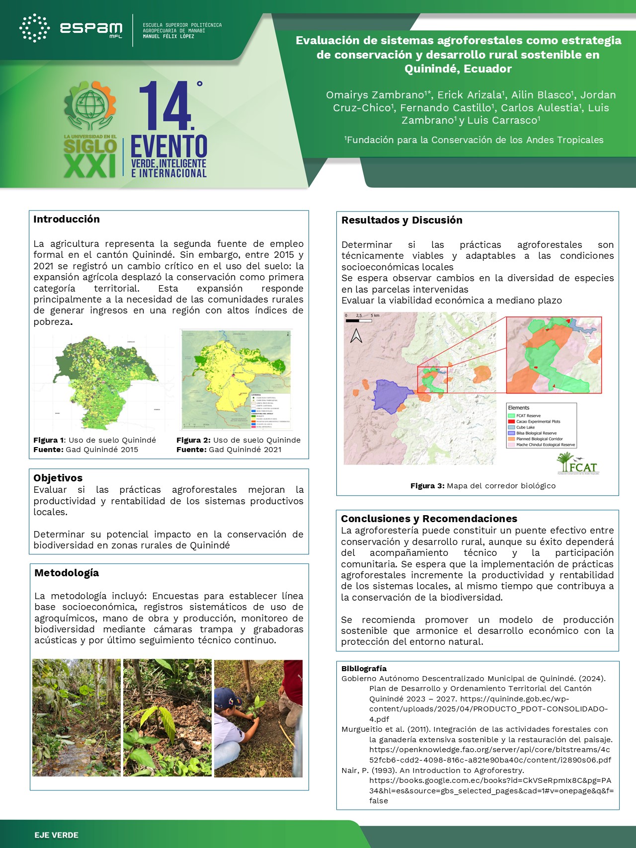 Foto Evaluación de sistemas agroforestales como estrategia de conservación y desarrollo rural sostenible en Quinindé, Ecuador